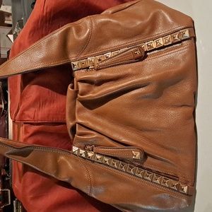 B Makowsky leather satchel.